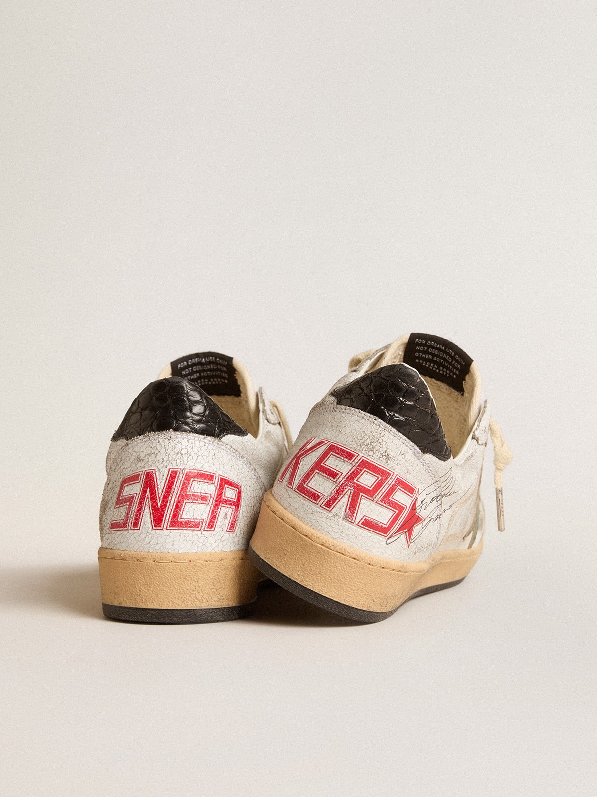 Men's Ball Star LTD with metallic leather star and gray leather heel tab