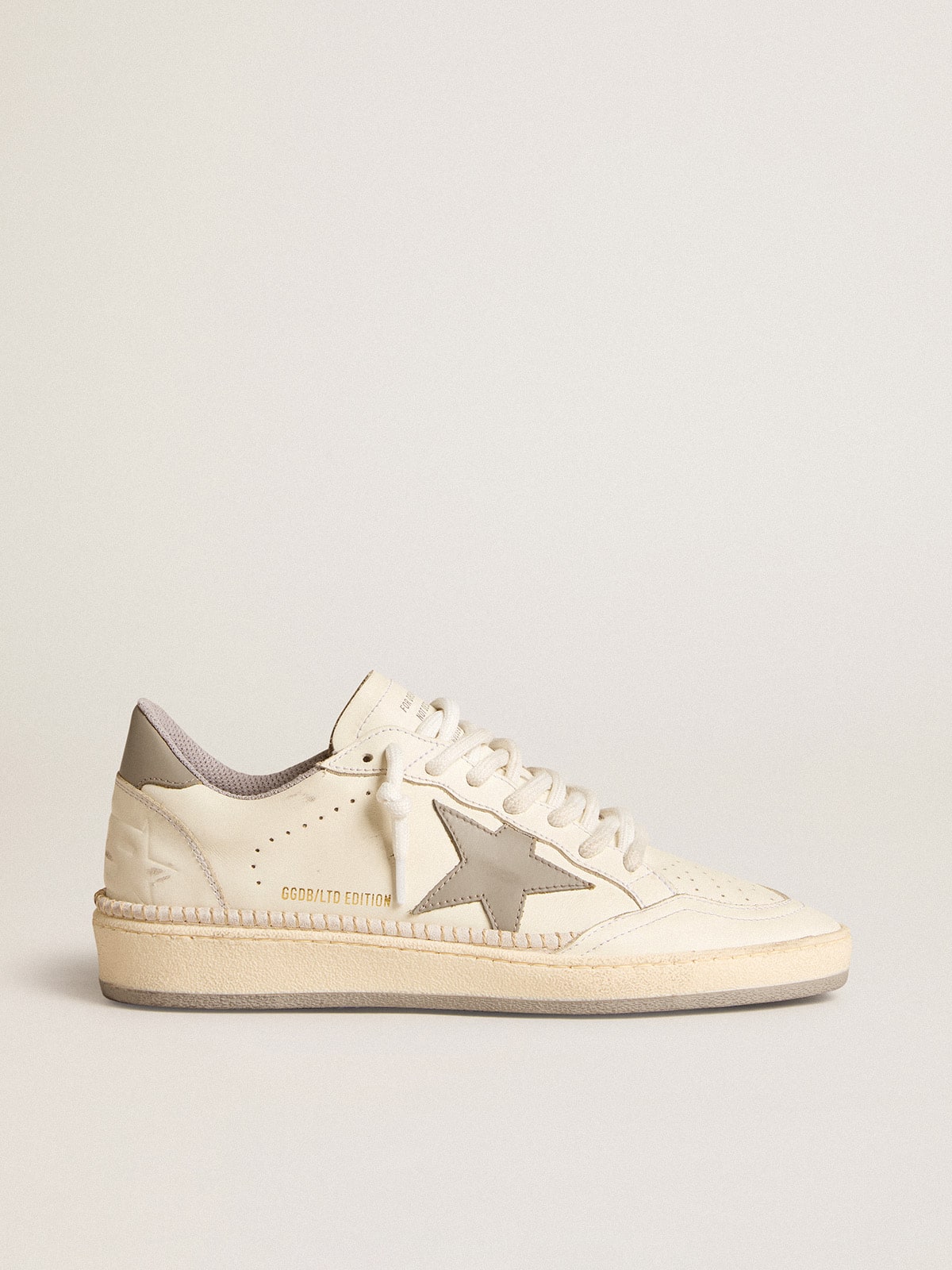 Women’s Ball Star LTD with gray leather star and heel tab and stitching